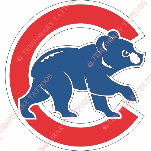 Chicago Cubs Customize Temporary Tattoos Stickers NO.1482